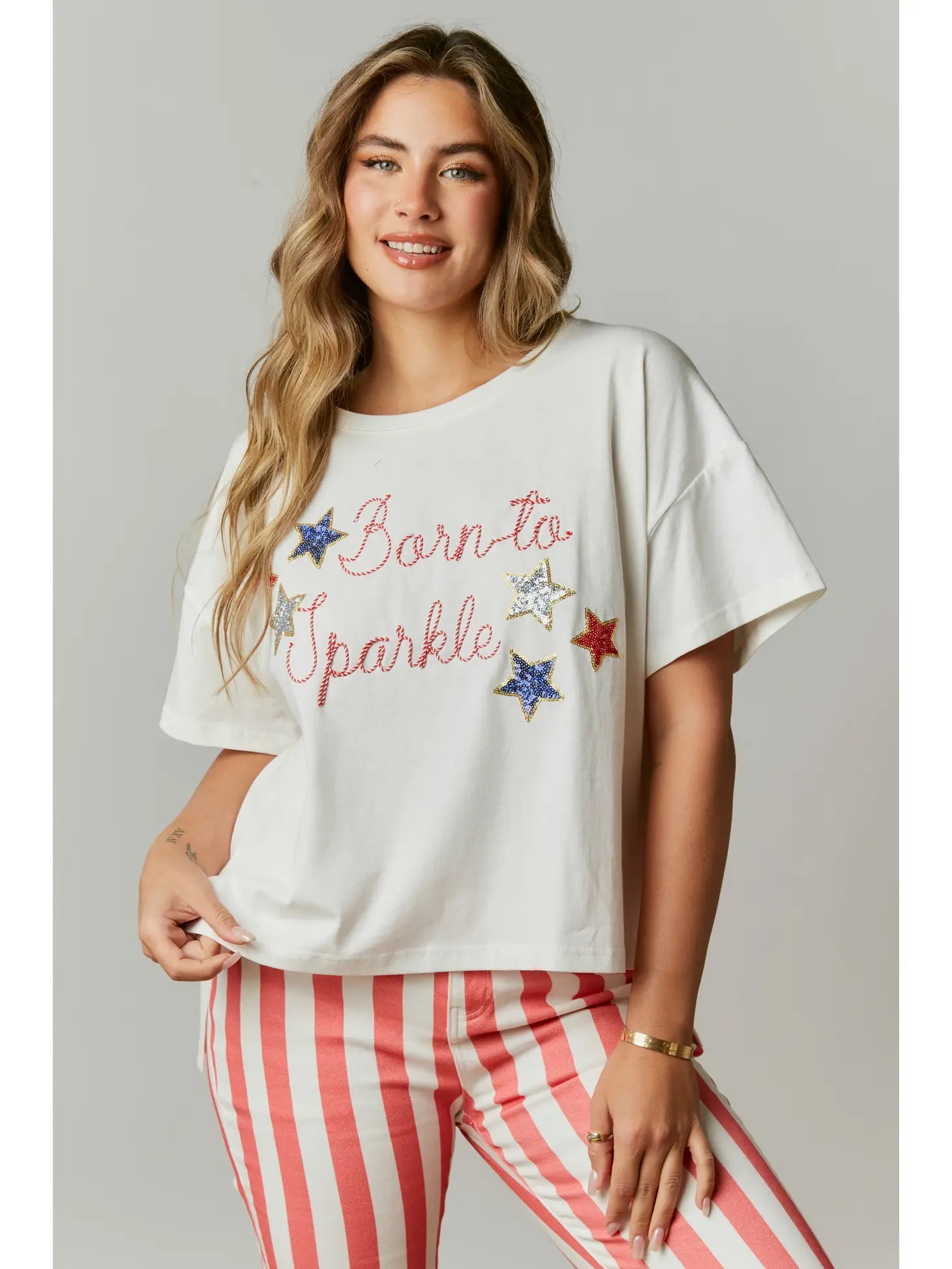 Born To Be - Oversized T-Shirt for Women